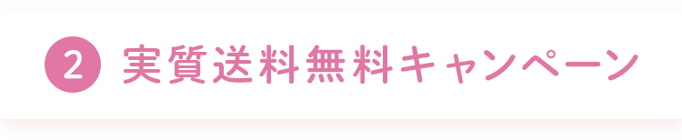 実質送料無料キャンペーン