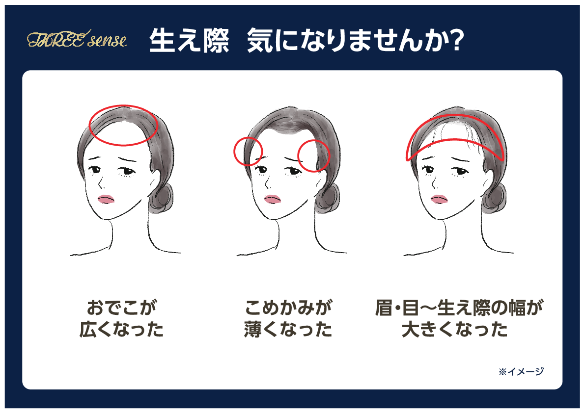 スリーセンス 眉毛はもちろん 髪の生え際にも使える マルチなペンシルタイプ パーフェクト マルチアイブロウ ３本セット