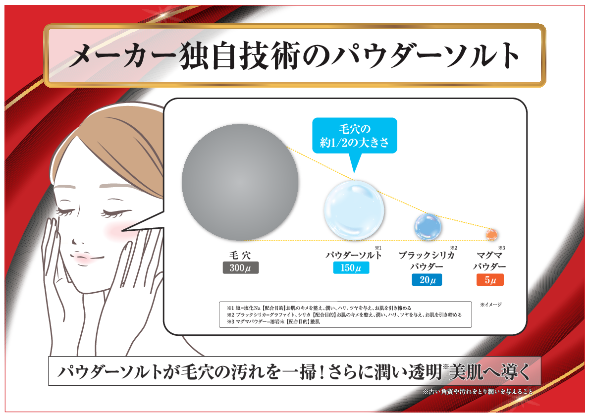 マグマシリカソルト 美容ソルト＆ ブラックシリカ＆ マグマパウダー