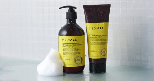 メディオール 韓国発！ こだわりの独自成分配合 髪を補修し、健やかな髪へ マイルド頭皮ケア シャンプー＆ リペアトリートメント 各２本セット